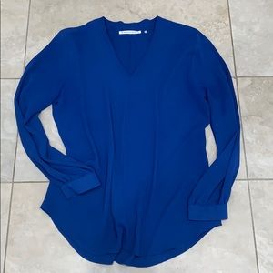 Royal blue blouse